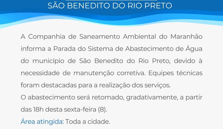 SÃO BENEDITO DO RIO PRETO - 07.03