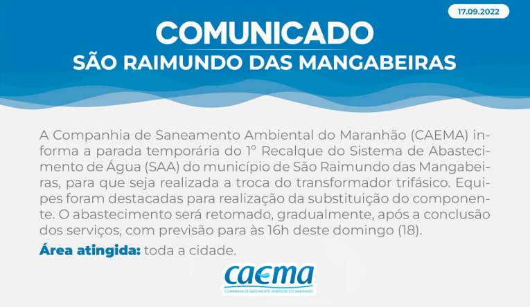 SÃO RAIMUNDO DAS MANGABEIRAS - 17.09