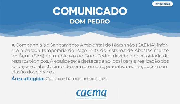 DOM PEDRO - 27.02