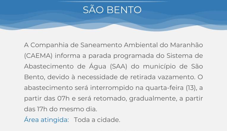 SÃO BENTO -  08.09