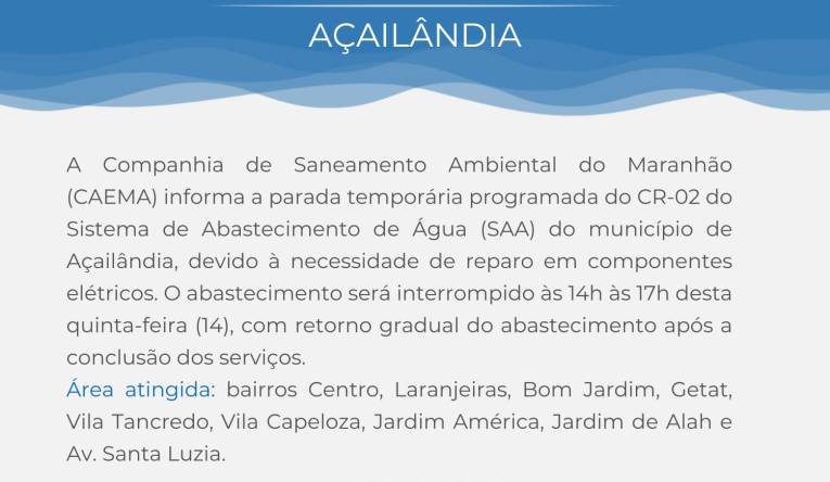 AÇAILÂNDIA - 13.09
