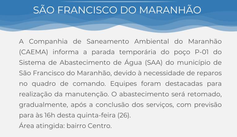 SÃO FRANCISCO DO MARANHÃO - 26.10