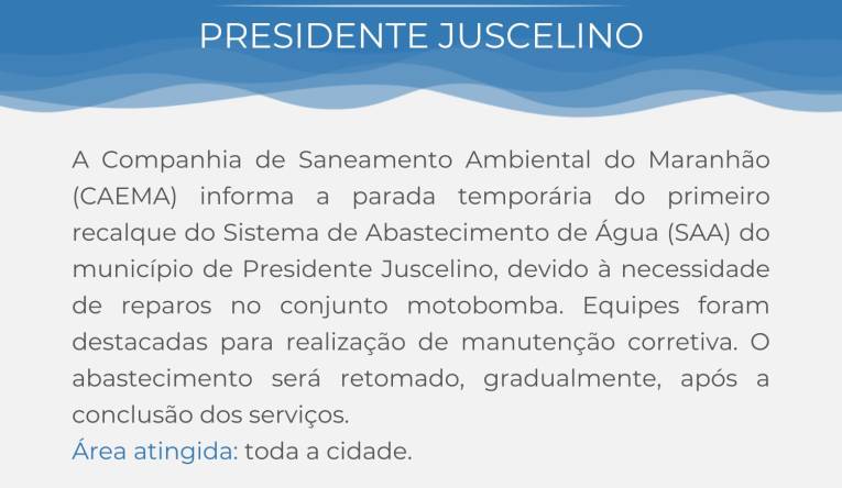 PRESIDENTE JUCELINO - 04.11