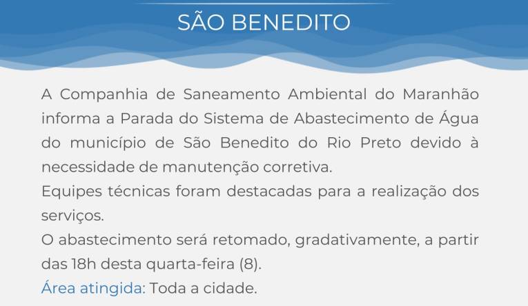 SÃO BENEDITO - 08.11