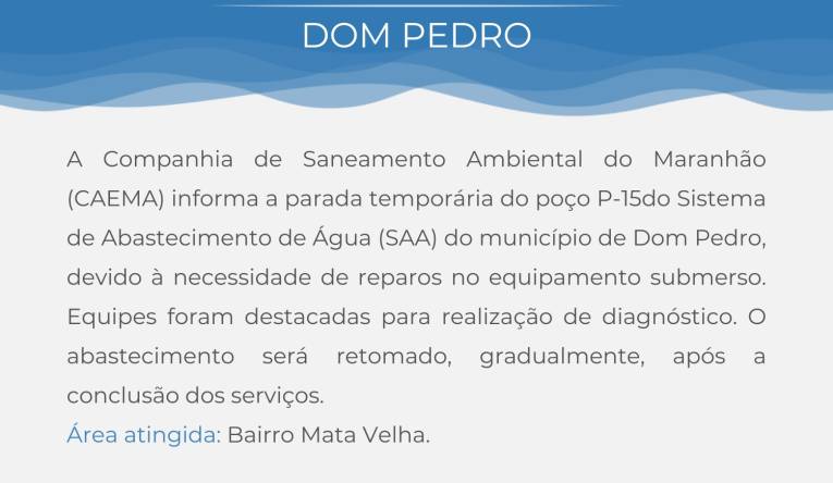 DOM PEDRO - 28.11