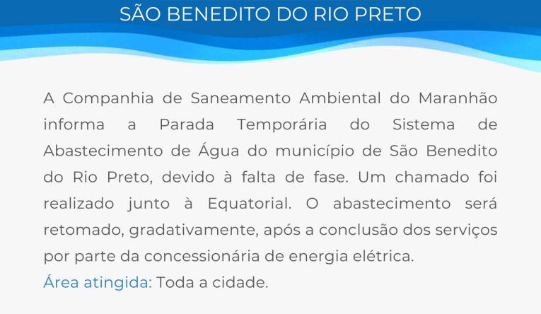 SÃO BENEDITO DO RIO PRETO - 15.03