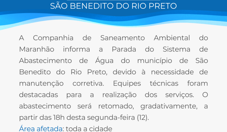 SÃO BENTO DO RIO PRETO - 12.05