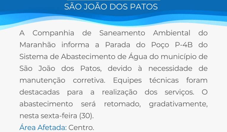 SÃO JOSÉ DOS PATOS - 30.05