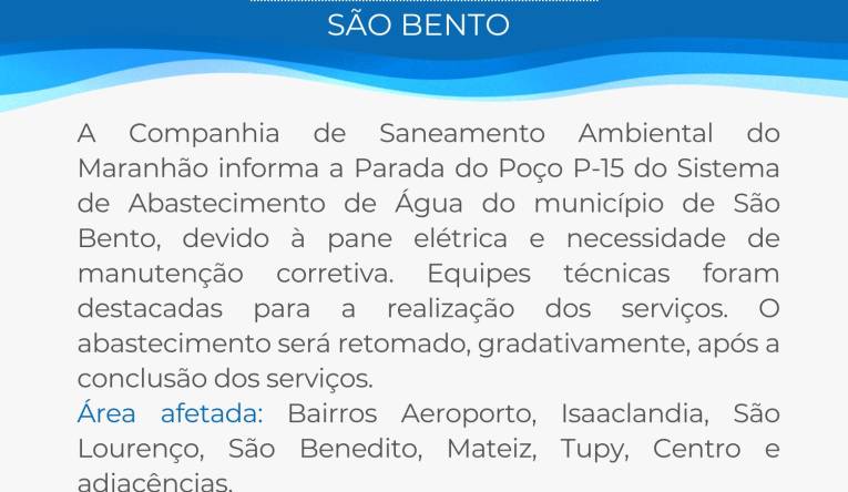 SÃO BENTO - 03.06