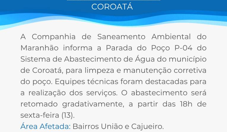 COROATÁ - 11.06