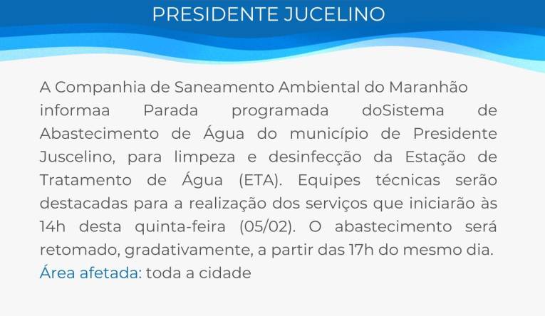 PRESIDENTE JUCELINO - 04.02
