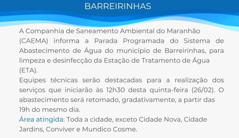 BARREIRINHAS - 25.02