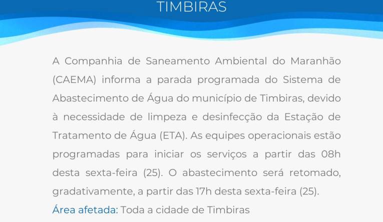 TIMBIRAS - 25.09