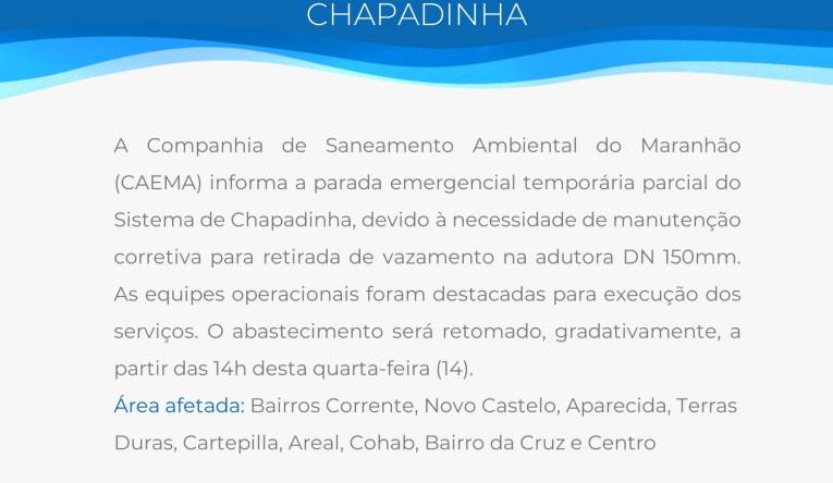 CHAPADINHA - 14.10